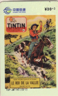 Télécarte Tietong  -  TINTIN - Used Telecard - Stripverhalen