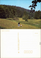 Ansichtskarte  Mutter Mit Kindern Auf Wiese Und Wald 1989 - Ohne Zuordnung
