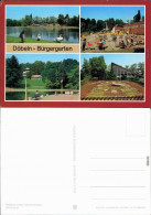 Ansichtskarte Döbeln Bürgergarten 1986 - Doebeln