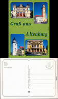 Ansichtskarte Altenburg Bahnhof, Kunstturm, Nicolaiturm, Theater 1995 - Altenburg