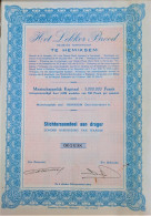 NV Het Lekker Brood - Stichtersaandeel Aan Drager   (Hemiksem 1969) - Industrie