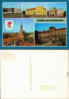 Greifswald Neue Mensa, Haus Der Gewerkschaft, Rathaus Und Ratsapotheke   1987 - Greifswald