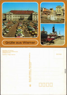Wismar Marktplatz Mit Rathaus,   Der Krämerstraße, Schlepper Am Kai 1988 - Wismar