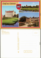 Ansichtskarte Güstrow Schloss, Dom, John-Brinckman-Denkmal Mit Brunnen 1987 - Güstrow