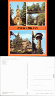 Ansichtskarte Zschadraß Kirche, Landesheilstätten/Kliniken, Wasserturm 1981 - Sonstige & Ohne Zuordnung