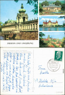 Pillnitz Dresdner Zwinger,  Kgl. Jagdschloss, Panorama-Ansicht 1968 - Dresden