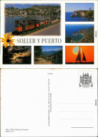 Port De Sóller Straßenbahn Meer Luftbild Abendstimmung Segelboot Brücken 1986 - Altri & Non Classificati