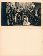 Ansichtskarte Oberammergau Jesus Auf Esel Mit Zuhöreren 1930 Privatfoto - Oberammergau