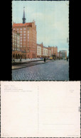 Ansichtskarte Rostock Lange Straße Mit Hochhaus Und Straßenbahn 1962 - Rostock