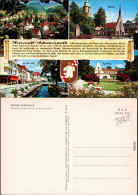 Ansichtskarte Bad Herrenalb Teilansicht, Kloster, An Der Alb, Kurhaus 1985 - Bad Herrenalb