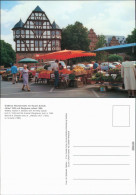 Ansichtskarte Gießen Wochenmarkt Mit Neuem Schloss 1990 - Giessen