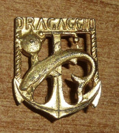 DISTINTIVO Smaltato A Spilla DRAGAGGIO - MARINA MILITARE - USATO Vintage (286) - Navy