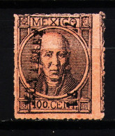 Mexico Scott # 70 100c Monterrey (complete Perforations) Mint No Gum CV: $200.00 Usd - Mexiko