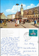Ansichtskarte Leipzig Altes Rathaus Und Alte Waage Am Markt 1975 - Leipzig