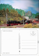 Ansichtskarte  Modelleisenbahn - Ausfahrt Frei Nach Müllerrode 1995 - Eisenbahnen