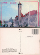 Ansichtskarte Saint Louis The Union Station / Bahnhof Mit Springbrunnen 1990 - Andere & Zonder Classificatie