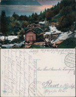 Ansichtskarte  Handwerker Am Schleifstein, Hütte Am Bach 1916 - Ohne Zuordnung