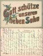  Glückwunsch / Grusskarten: Allgemein - Gott Schütze Unseren Sohn 1917 - Autres & Non Classés