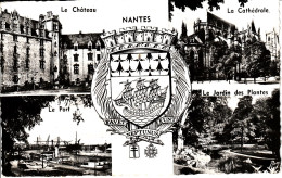 Nantes Multi Vues 5 Armoiries Composition Héraldique De Robert Louis Dessinateur Symboliste Des Services Officiels - Nantes