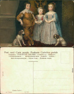 Ansichtskarte  Anthonis Van Dyck - Kinder Karls I. 1917 - Peintures & Tableaux