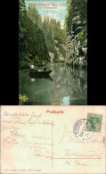 Herrnskretschen Hřensko Edmundsklamm / Edmundova Soutěska / Kamnitzklamm 1909 - Czech Republic