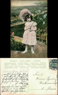 Ansichtskarte  Glückwunsch/Grußkarten: Geburtstag - Mädchen Mit Blumen 1907 - Anniversaire