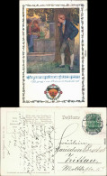 Ansichtskarte  Liedkarten - Ich Gang Ans Brünnelein 1912 - Musique
