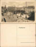 Ansichtskarte Altstadt-Hamburg Rathausmarkt Mit Alsterarkaden 1924 - Autres & Non Classés