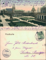 Ansichtskarte Innere Altstadt-Dresden   Zwinger Hotel Sophienkirche  1905 - Dresden