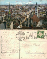 Ansichtskarte München Blick Auf über Die Stadt 1907 - Muenchen