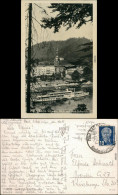 Ansichtskarte Bad Schandau Blick Auf Die Stadt, Kirche, Elbdampfer 1953 - Bad Schandau