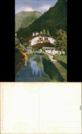 Ansichtskarte Oberammergau Landhaus Böld Am Mühlbach 1914 - Oberammergau