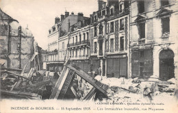 18-BOURGES-INCENDIE DE 1928-N°351-C/0253 - Bourges