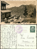 Ansichtskarte Oberstdorf (Allgäu) Partoe Am Alpenhotel Schönblick 1934  - Oberstdorf