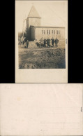 Riga Rīga Ри́га Privatfotokarte - Männer Beim Bau Einer Kirche 1908 - Lettland