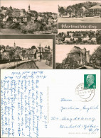 Ansichtskarte Hartenstein (Sachsen) Panorama, Markt, Fluss, Burg 1971 - Hartenstein