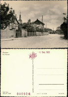 Ansichtskarte Machern Straße, Kirche, Wohnhäuser 1958 - Sonstige & Ohne Zuordnung