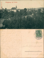 Ansichtskarte Klingenberg (Sachsen) Blick Auf Den Ort 1913 - Klingenberg (Sachsen)