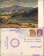 Postcard Rosenau Rožnov Pod Radhoštěm Umland - Künstlerkarte 1922  - Tschechische Republik