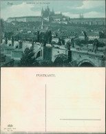 Postcard Prag Praha Karlsbrücke Und Die Kleinseite 1906  - Tschechische Republik