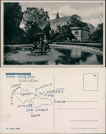 Postcard Kremsier Kroměříž Partie Im Schlossgarten 1942  - Tschechische Republik