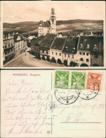 Postcard Prachatitz Prachatice Ringplatz 1928 - Tschechische Republik