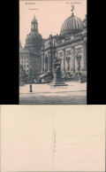 Innere Altstadt-Dresden Drauenkirche, Kunstakademie - Semper Denkmal 1915  - Dresden