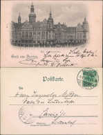 Ansichtskarte Innere Altstadt-Dresden Partie Am Residenzschloss 1898  - Dresden