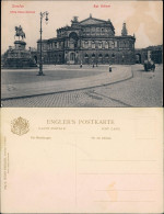 Innere Altstadt-Dresden Semperoper Und König Johann Denkmal 1908 - Dresden