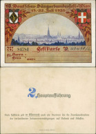 Ansichtskarte Wien Festkarte Mit Panorama 1928 - Sonstige & Ohne Zuordnung