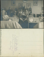 Postcard Neisse (Neiße) Nysa Soldaten Im Lazarett WK1 1914  - Schlesien