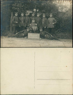 Ansichtskarte  Gruppenfoto: Reserve Parole Heimat 1911 Privatfoto  - Other & Unclassified