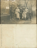  Soldaten, Kinder, Pferde - Weinachtsbaum Kriegsweihnachten 1914  - War 1914-18