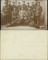Hirschfelder Soldaten Vor   Abmarsch Militär  1.WK B Ortrand 1914 Privatfoto - War 1914-18